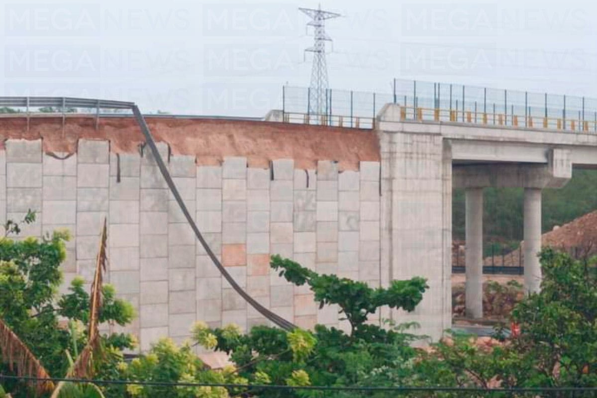 Section of Tren Maya Bridge Collapses in Maxcanú